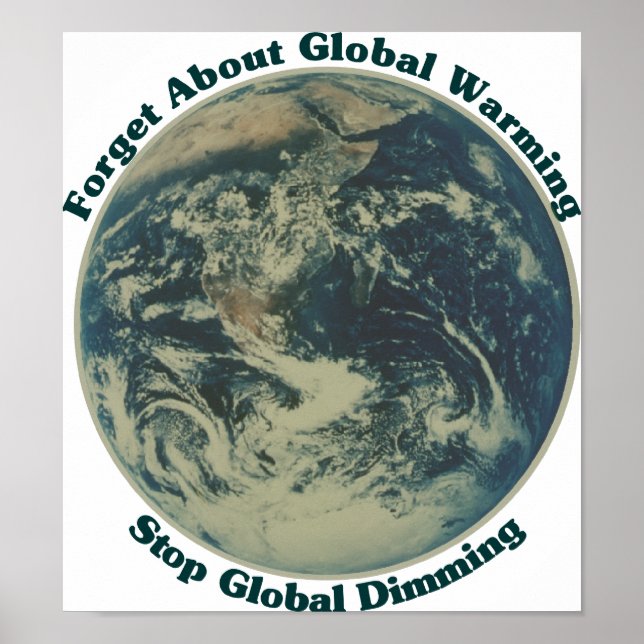 Stop Global Dimming Poster (Front)