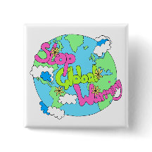 Stop Global Warming | Button