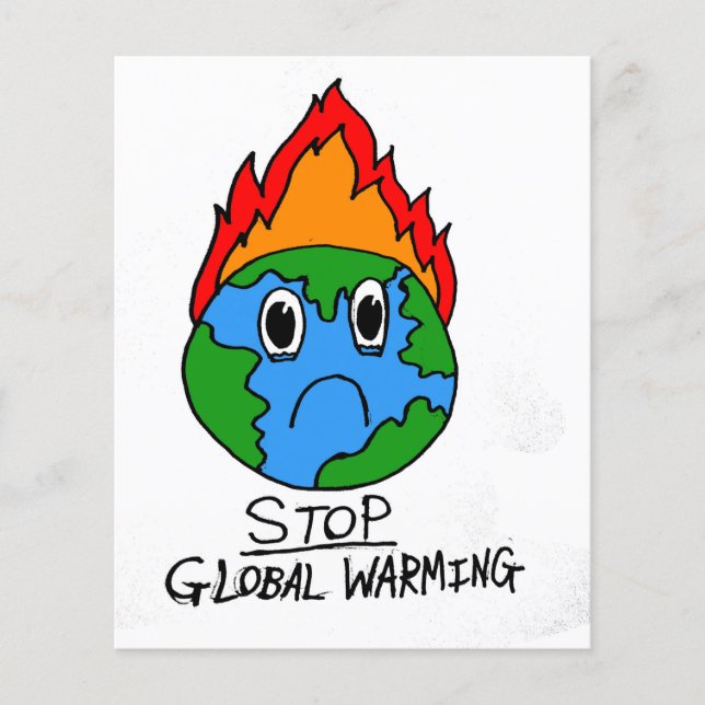Stop Global Warming Flyer (Front)