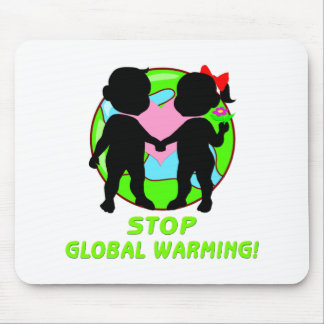 Stop Global Warming Mouse Mat