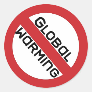 stop global warming Sticker