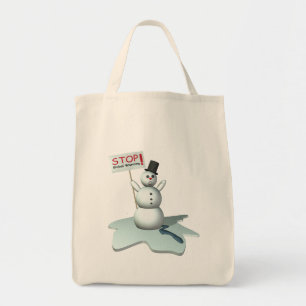 stop global warming tote bag
