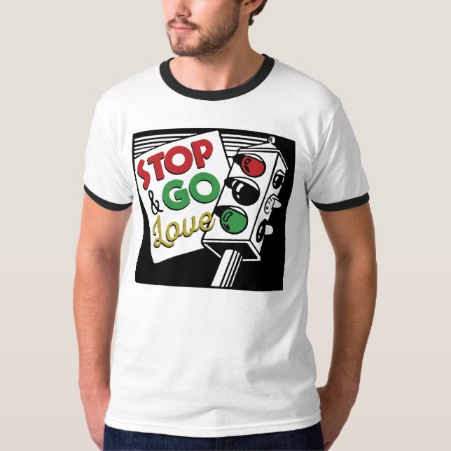 Stop & Go Love Men's Tee (Front)