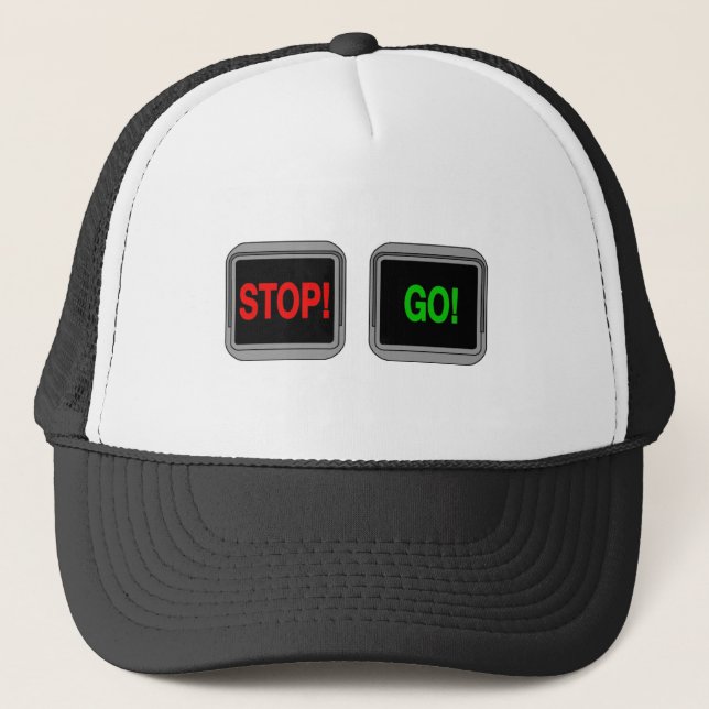 Stop Go Trucker Hat (Front)