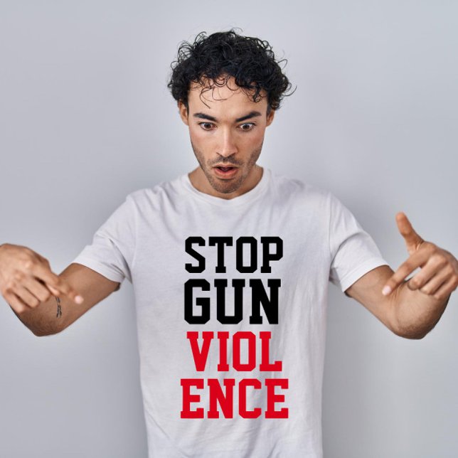 Stop gun violence in the world T-Shirt (Creator Uploaded)