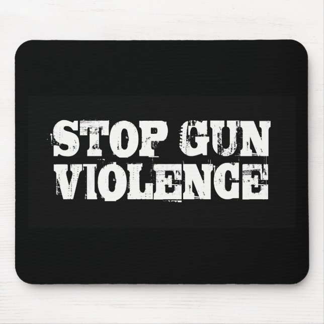 Stop Gun Violence Mouse Mat (Front)