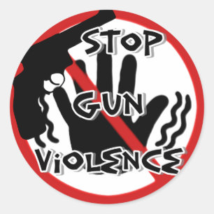 Stop Gun Violence_Sticker Classic Round Sticker