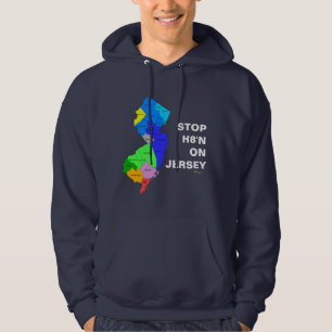 STOP H8'N ON JERSEY Hoodie