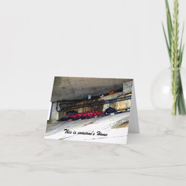 Stop homelessness now card (Front)