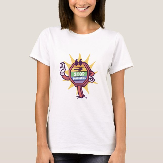 Stop Homophobia T-Shirt (Front)