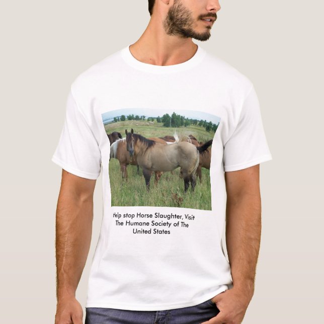 Stop Horse Slaughter T-Shirt (Front)