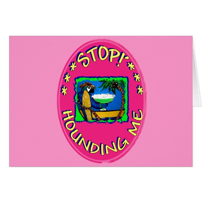 STOP HOUNDING ME (Front Horizontal)