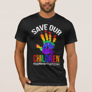 Stop Human Trafficking Save Our Children Awareness T-Shirt