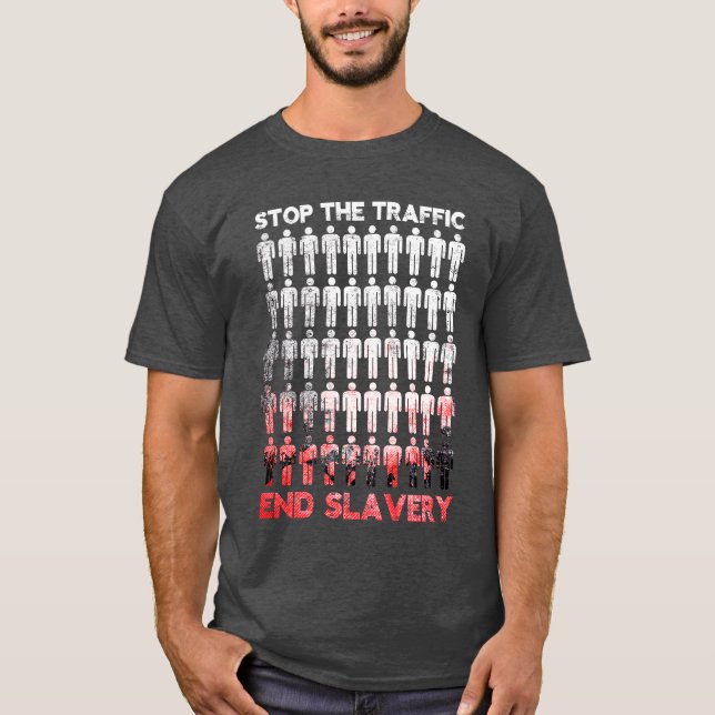 Stop Human Trafficking T-Shirt (Front)