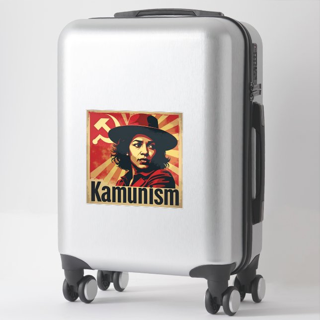 Stop Kamunism Harris Walz 2024 Comrade Kamala (Suitcase)