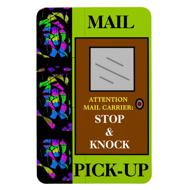 Stop & Knock Magnet (Vertical)