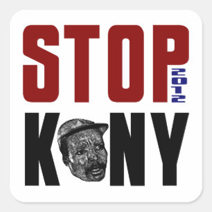 Stop Kony 2012 Square Sticker