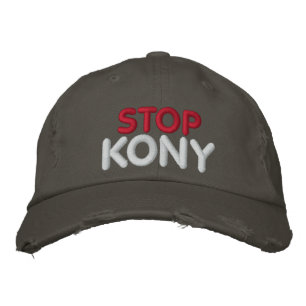 STOP KONY EMBROIDERED HAT