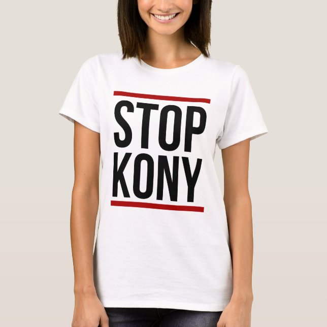 "Stop Kony" T Shirts (Tees) and Hats (Front)