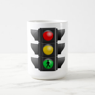 Stop light coffee mug