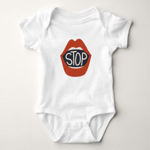 Stop Lips Baby Bodysuit