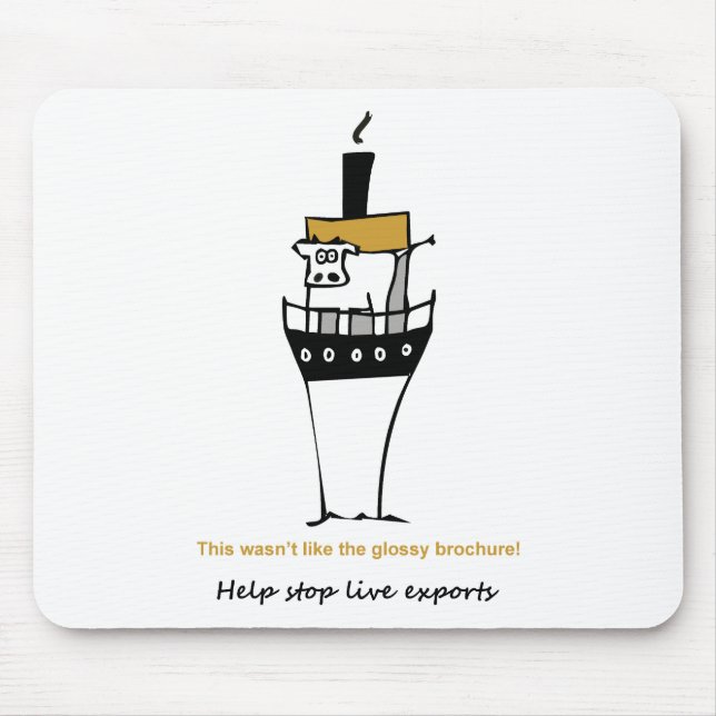 Stop Live Exports Mouse Mat (Front)