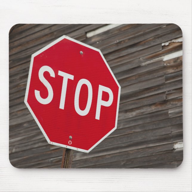 Stop Mouse Mat (Front)