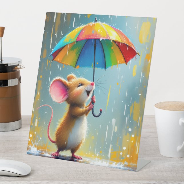 Stop mousing around pedestal sign (In SItu)