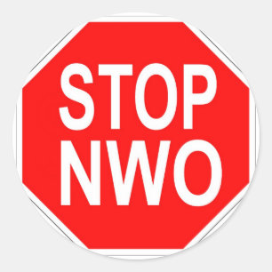Stop NWO stickers