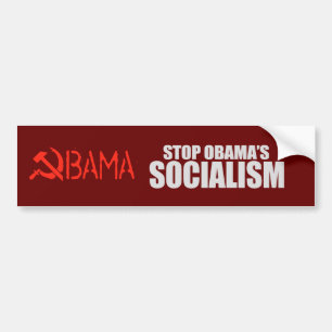 STOP OBAMA SOCIALISM T-shirt Bumper Sticker