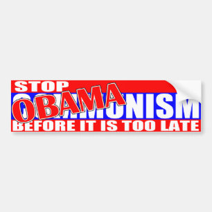 Stop Obamanism Bumper Sticker