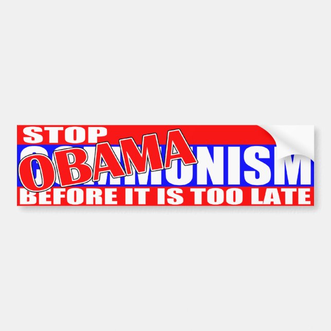 Stop Obamanism Bumper Sticker (Front)