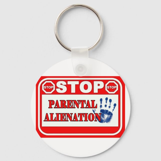 Stop Parental Alienation Key Ring (Front)
