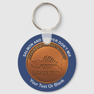 Stop Pebble Mine - Pebble Mine Penny Key Ring
