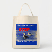 STOP Plastic Pollution Tote Bag