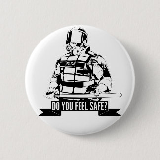 Stop Police Brutality Art for Occupy Movements 6 Cm Round Badge