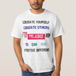 Stop Prejudice Branded Light T-Shirt