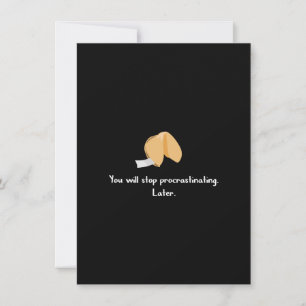 Stop Procrastinating Card
