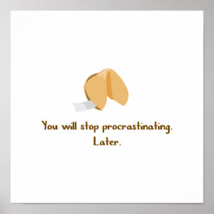 Stop Procrastinating Poster