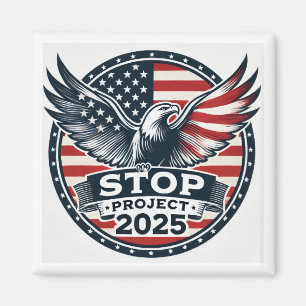 Stop Project 2025 Magnet