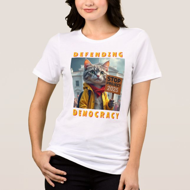 Stop Project 2025 Political Tri-Blend Shirt (Front)
