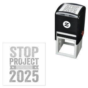 Stop Project 2025 Trump American Patroitic  Self-inking Stamp