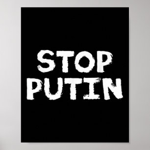 Stop Putin Anti War Protest  Poster