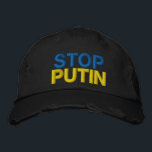 Stop Putin Stop War Hat - Ukrainian Flag Ukraine<br><div class="desc">I Stand With Ukraine - Freedom - Peace - Support Ukraine - Solidarity - Flag of Ukraine - Strong Together - Freedom Victory - Stop Putin - Stop War ! Let's make the world a better place - everybody together ! A better world begins - depends - needs YOU too...</div>
