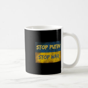 Stop Putin Stop War I Stand With Ukraine Ukrainian Coffee Mug