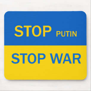 Stop Putin, Stop War Mousepad! Mouse Mat