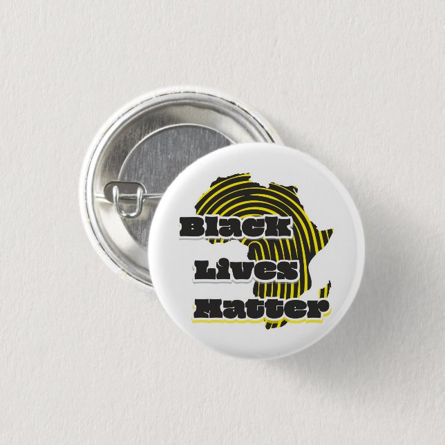 Stop Racism  3 Cm Round Badge (Front & Back)