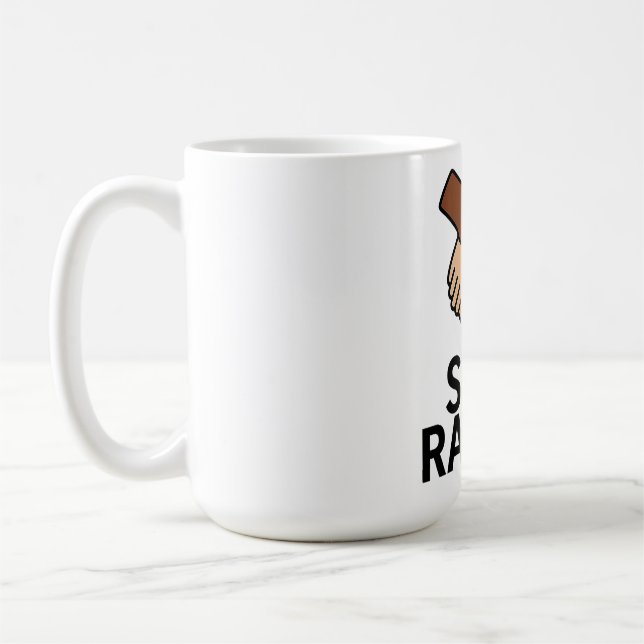 Stop Racism Coffee Mug (Left)