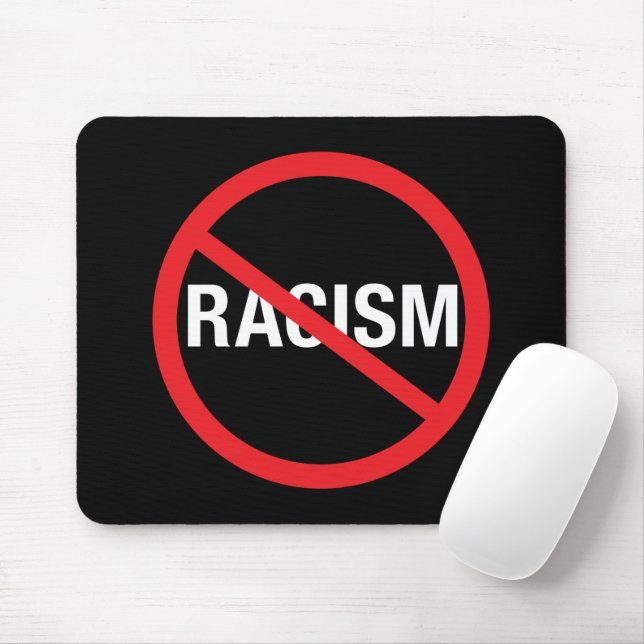 Stop Racism Mouse Mat (With Mouse)