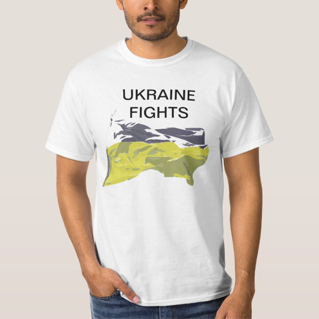 Stop Russian invasion of Ukraine. Glory 4 Ukraine T-Shirt (Front)